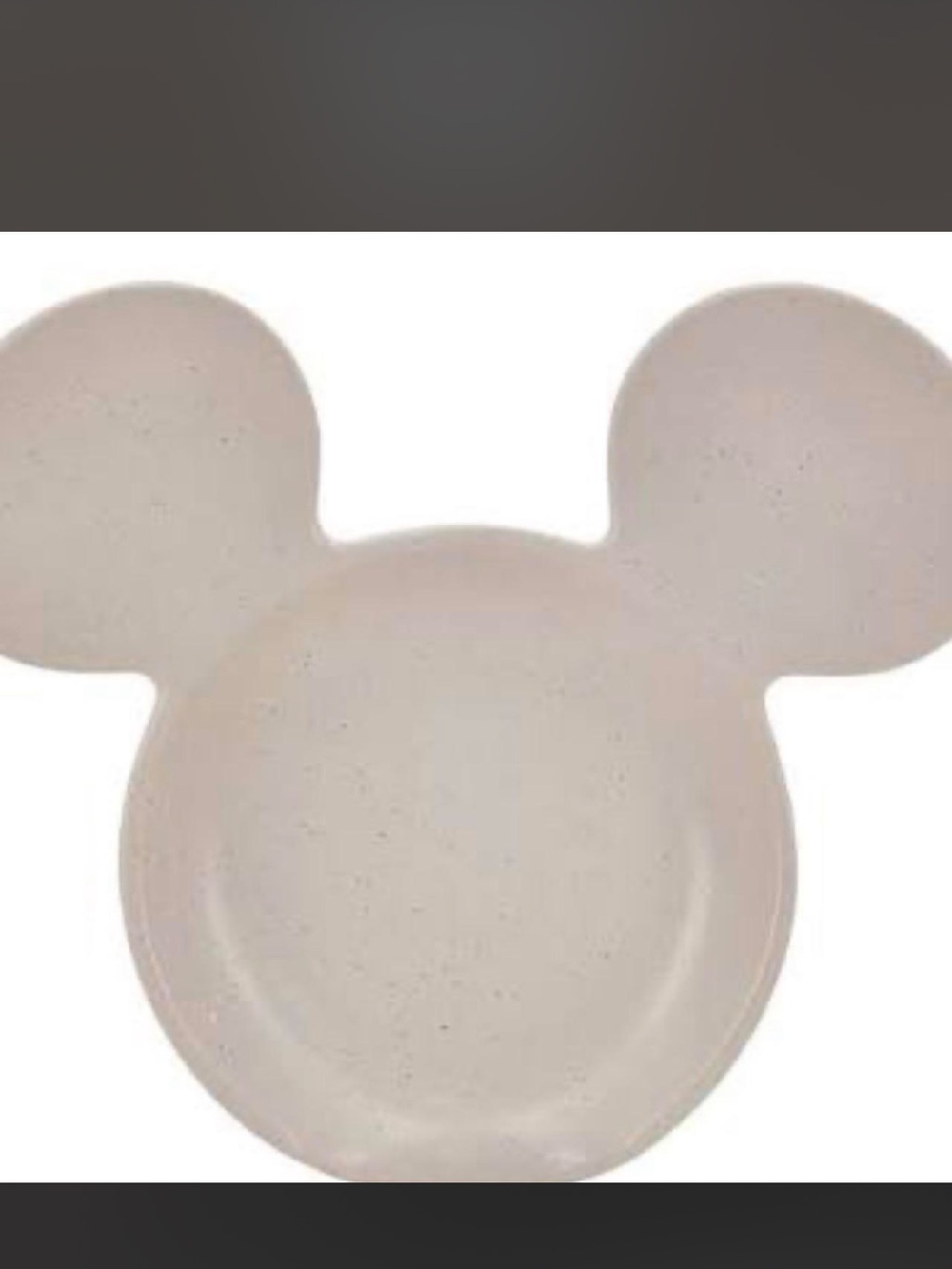 Neutral Mouse-Shaped spoon rest - Soft Cream